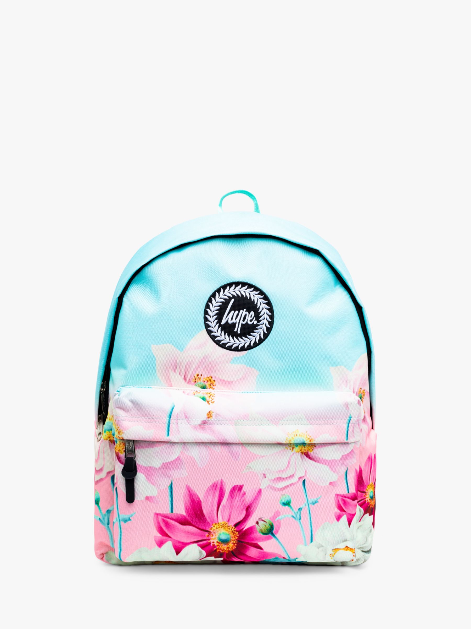 Hype Children's Daisy Fade Backpack, Blue/Pink at John Lewis & Partners