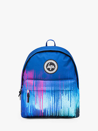 Hype Children's Neon Drips Backpack, Blue/Multi