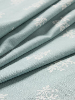 John Lewis Mireille Print Cotton Furnishing Fabric, Dusty Green