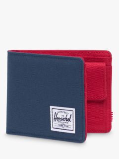 Herschel Supply Co. Roy Coin Wallet, Navy/Red