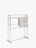John Lewis Stainless Steel 3 Tier Double Towel Stand