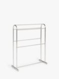 John Lewis Stainless Steel 3 Tier Double Towel Stand