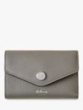 Mulberry Folded Multi-Card Heavy Grain Leather Wallet, Charcoal