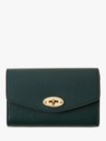 Mulberry Darley Medium Heavy Grain Leather Wallet, Mulberry Green