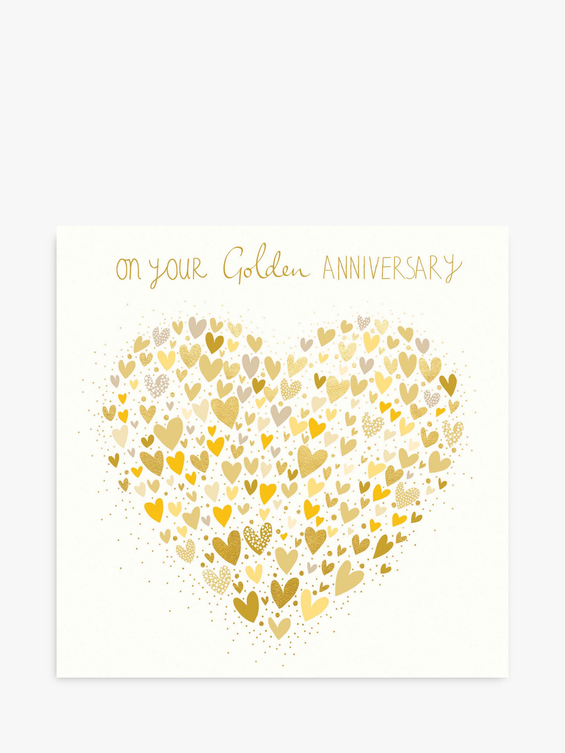 Woodmansterne Big Heart Little Hearts 50th Anniversary Card At John Lewis Partners