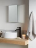 John Lewis & Partners Small Single Mirror-Sided Bathroom Cabinet