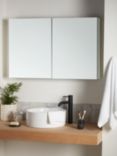 John Lewis Large Double Mirror-Sided Bathroom Cabinet