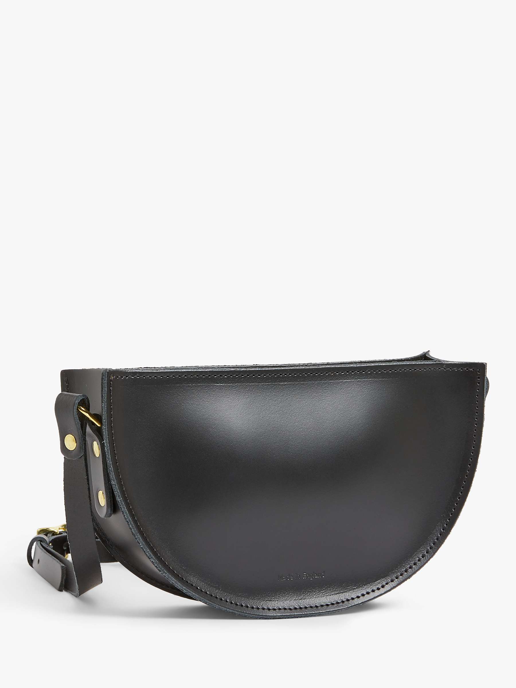 Buy Honey & Toast Half Moon Leather Shoulder Bag Online at johnlewis.com