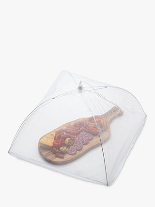 Kitchen Craft Foldable Mesh Umbrella Food Cover, 40cm, White