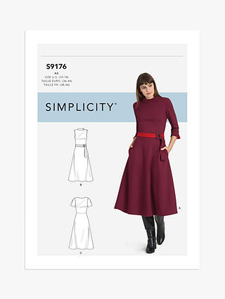 Simplicity Misses Women's Plus Size Dress Sewing Pattern, AA