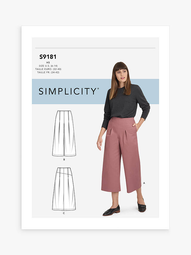 Simplicity Misses Women's Skirt and Trousers Sewing Pattern, H5