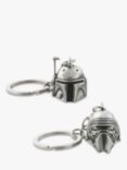 Royal Selangor Bobba Fett and Kylo Ren Keyrings, Set of 2