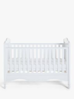 John lewis white cot clearance bed