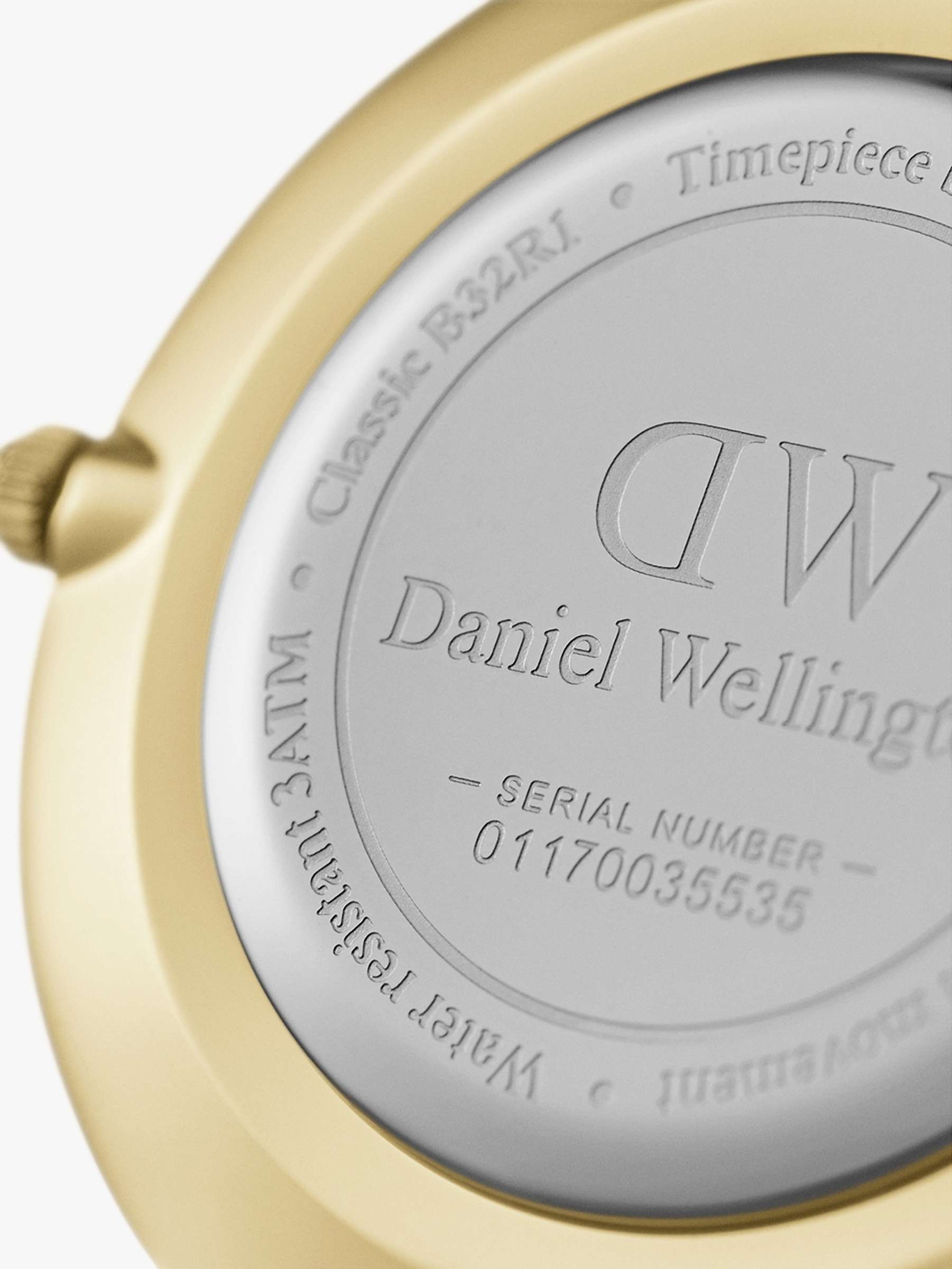 Buy Daniel Wellington Women's Evergold 32mm Petite Mesh Bracelet Strap Watch, Yellow Gold/Eggshell White DW00100348 Online at johnlewis.com