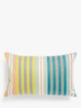 John Lewis Ottoman Stripe Cushion, Yellow