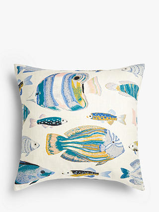 John Lewis Fish Cushion, Multi