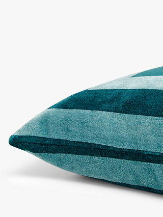 John Lewis & Partners Box Stripe Cushion, Teal