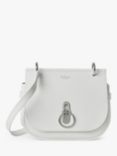 Mulberry Small Amberley Classic Grain Leather Satchel Bag, White