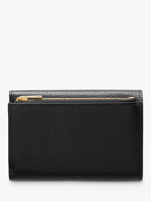 Mulberry Folded Multi-Card Heavy Grain Leather Wallet, Black