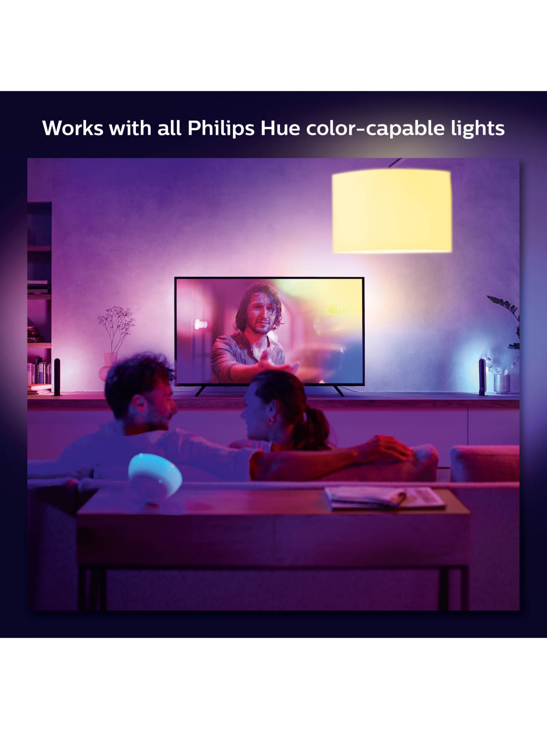 Hue Play Gradient Lightstrip 65 inch for your TV | Philips Hue US