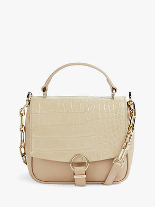 Ted Baker Josieyy Leather Mini Cross Body Bag, Taupe