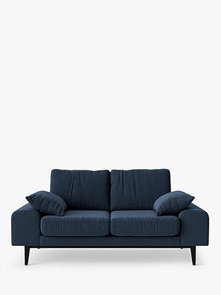 Swoon Tulum Medium 2 Seater Sofa, Dark Leg