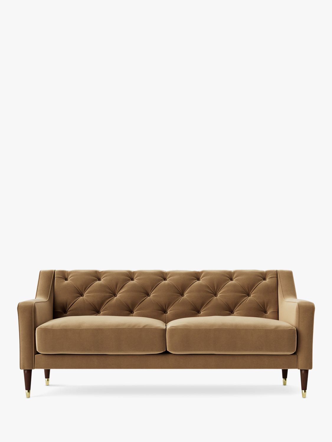 Swoon Pritchard Medium 2 Seater Sofa, Dark Leg