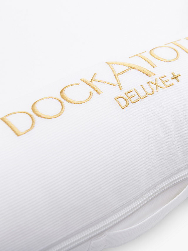 DockATot Deluxe+ Pristine White Baby Pod, 0-8 months