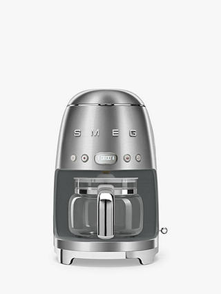Smeg DCF02 Drip Filter Coffee Machine, Silver