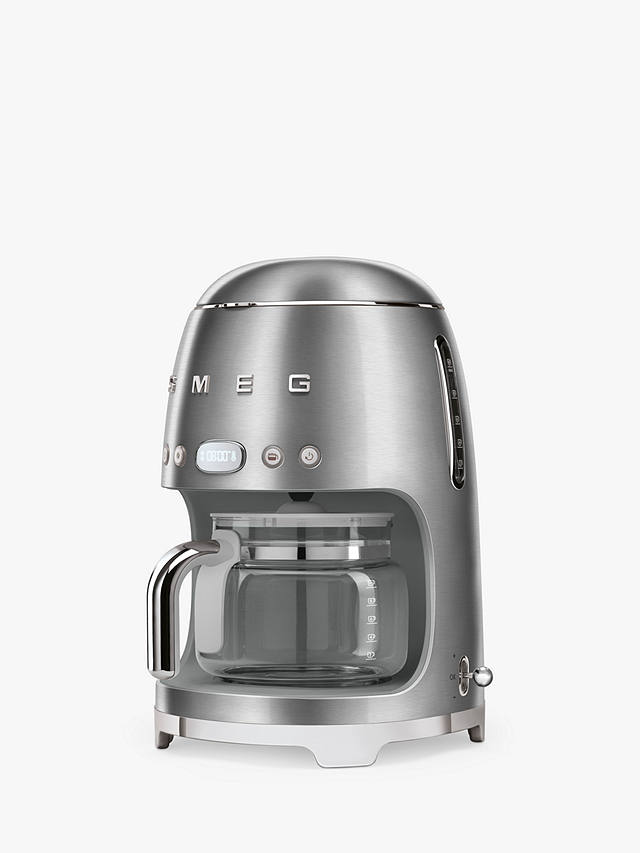 Smeg DCF02 Drip Filter Coffee Machine, Silver