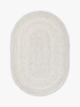 John Lewis Braided Oval Indoor/Outdoor Rug, Marl Grey, L240 x W170 cm