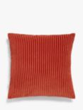 John Lewis ANYDAY Jumbo Cord Cushion, Paprika