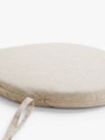 John Lewis ANYDAY Textured Weave Seat Pad, Neutral