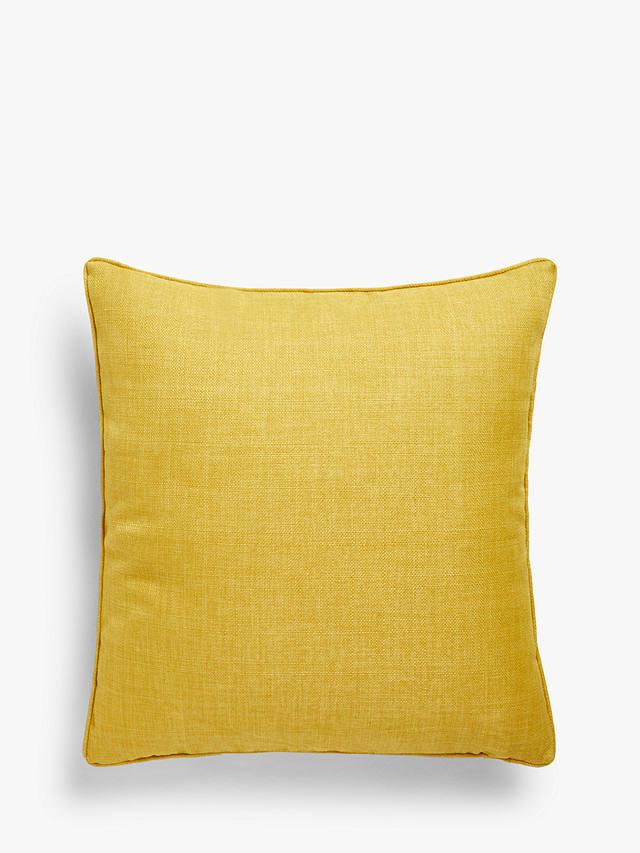 John Lewis ANYDAY Textured Weave Cushion, Citrine