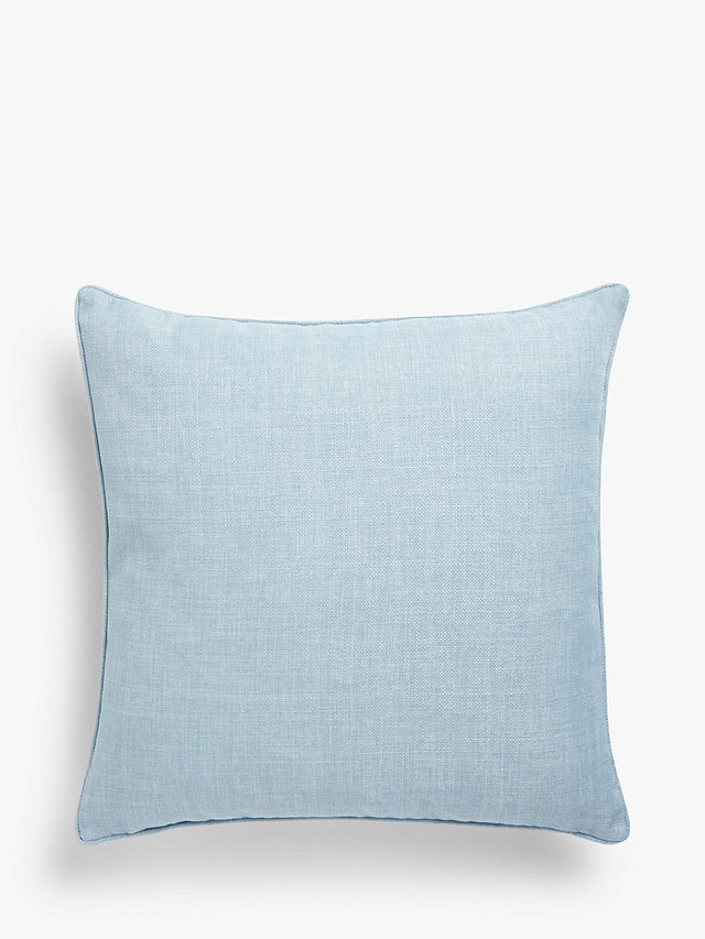 John Lewis ANYDAY Textured Weave Cushion, Duck Egg