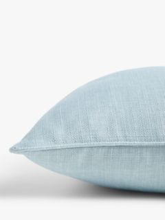 John Lewis ANYDAY Textured Weave Cushion, Duck Egg