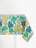 John Lewis Tropical Plants PVC Tablecloth Fabric, Green