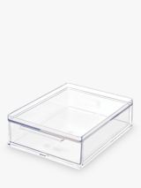 The Home Edit x iDESIGN Clear Plastic Open-Front Stacking Pantry