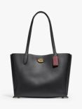 Coach Willow Leather Tote Bag