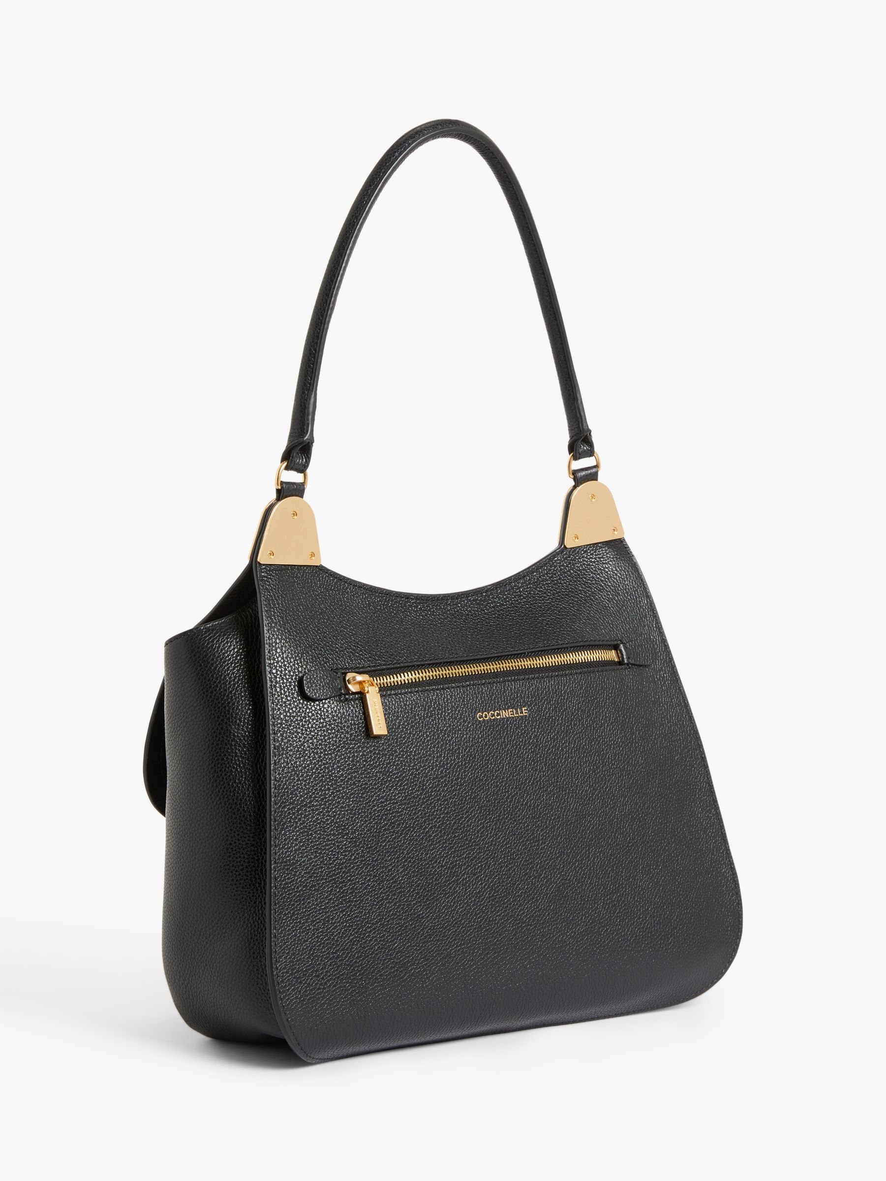 Coccinelle Fauve Leather Shoulder Bag