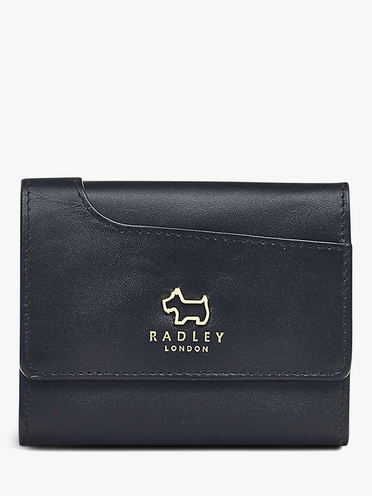 Buy Radley London Pockets Leather Tri-Fold Purse, Black Online at johnlewis.com