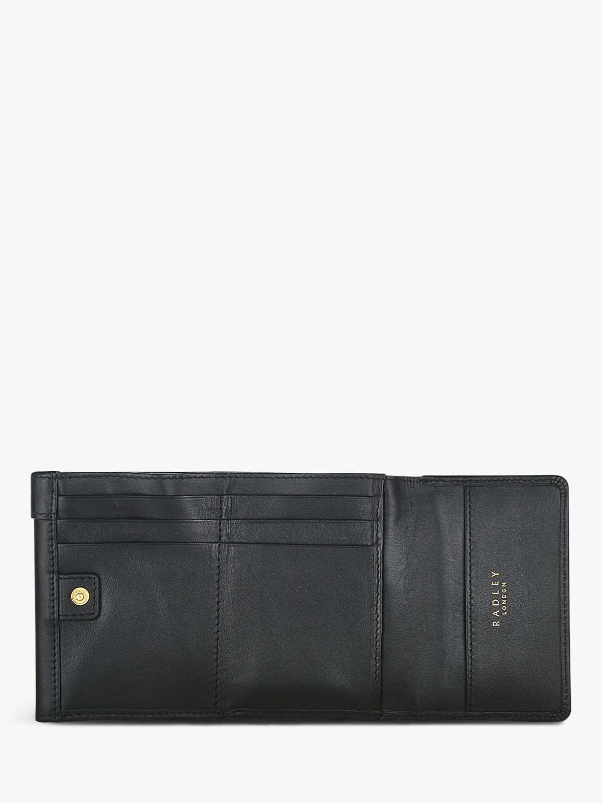 Radley London Pockets Leather Tri-Fold Purse, Black