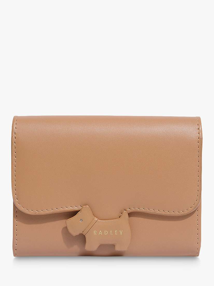 Buy Radley Crest Leather Small Flap Over Purse Online at johnlewis.com