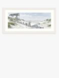 Richard Macneil - Pathway To The Beach Framed Print & Mount, 52 x 107cm, White/Multi