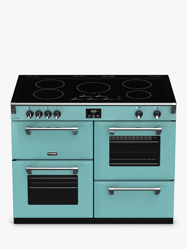 Stoves Richmond Deluxe S1100Ei 110cm Induction Electric Range Cooker, Country Blue