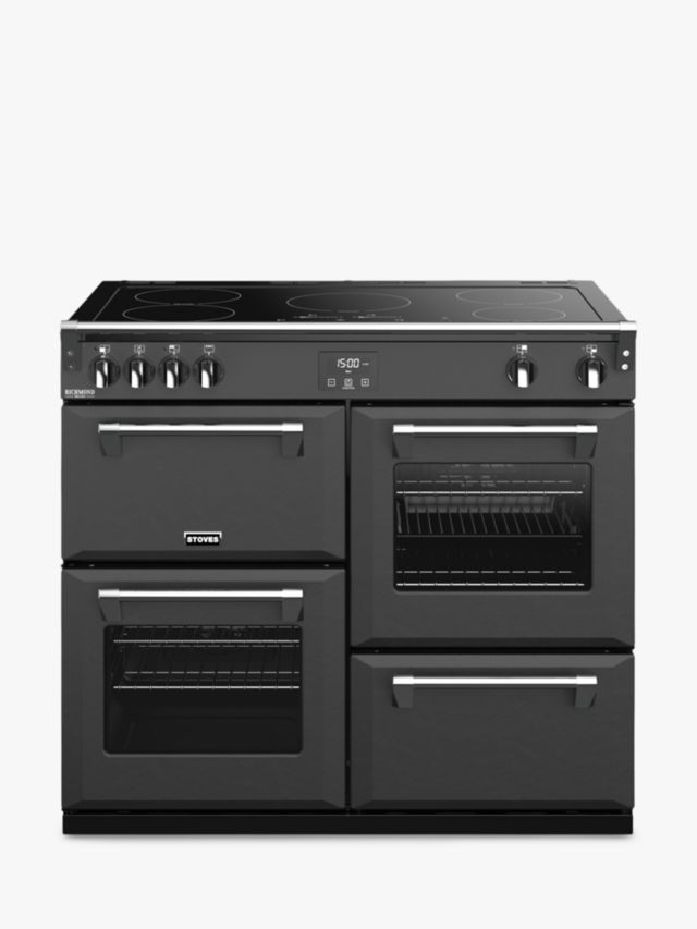 Stoves Richmond Deluxe S1000Ei 100cm Induction Electric Range Cooker, Anthracite Grey