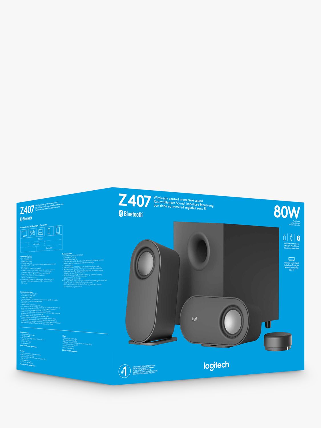 Logitech Z407 Bluetooth Speakers - A multi device setup