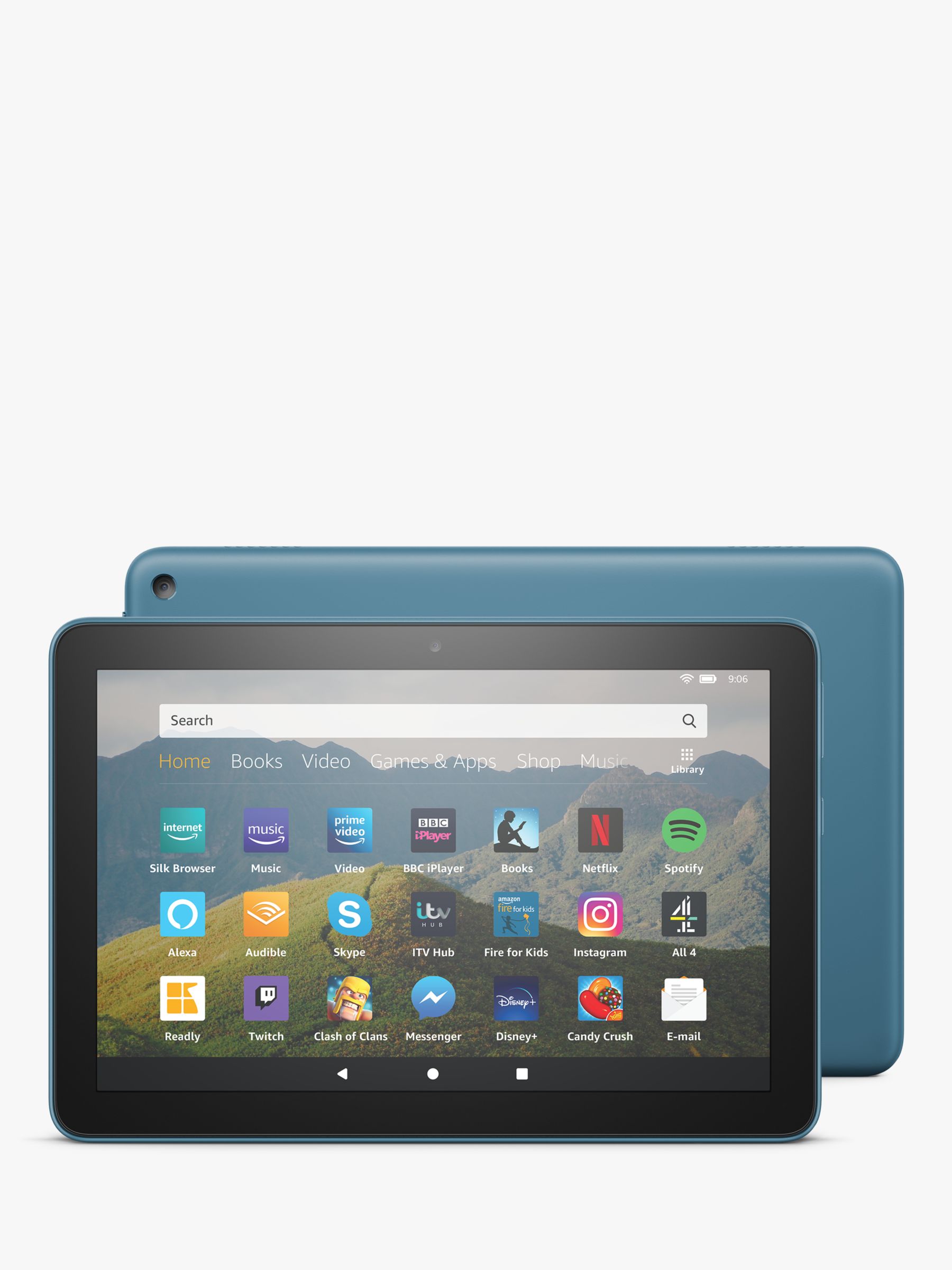 Amazon Fire HD 8 Tablet (10th Generation) with Alexa Hands-Free, Quad