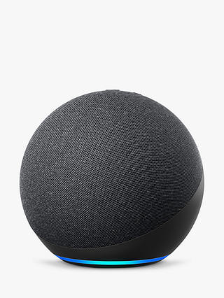 Amazon Echo Smart Speaker & Home Hub with Premium Sound & Alexa Voice Recognition & Control, 4th Generation