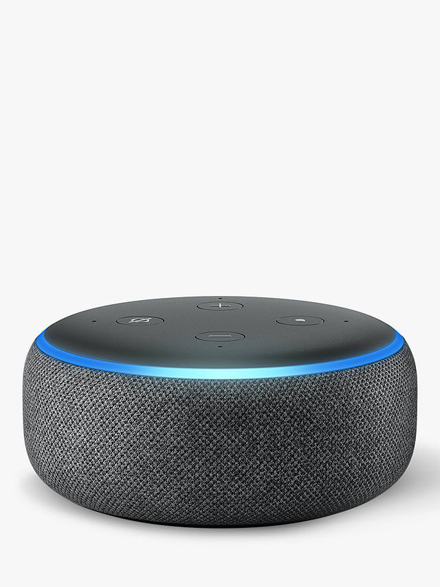 Amazon Echo Dot Smart Device with Alexa Voice Recognition & Control, 3rd  Generation, Charcoal